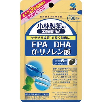 EPA DHA α-リノレン酸 1個(180粒) 小林製薬 【通販モノタロウ】
