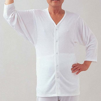 らくホック肌着 七分袖 紳士用 - 幸和製作所