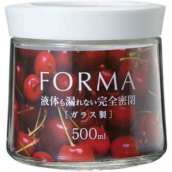 フォルマ 密閉ガラスポット アスベル