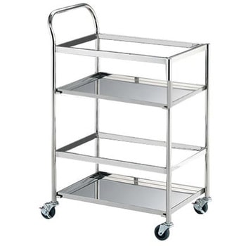 ステンレスバスケットワゴン アズワン