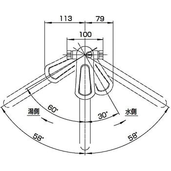 K8761ETJK-13 シングルワンホール分岐混合栓 1個 SANEI 【通販サイト