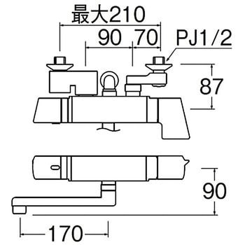 SK18121CTK-13 サーモシャワー混合栓(レイニー付) 1台 SANEI 【通販