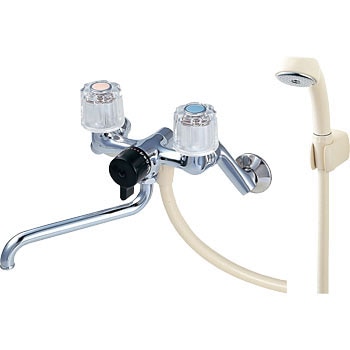 ツーバルブシャワー混合栓 SANEI(旧:三栄水栓製作所) ツーハンドル