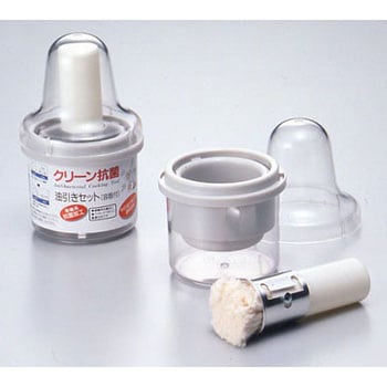 クリーン抗菌 油引きセット(容器付) パール金属