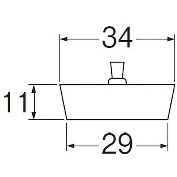 洗面用クサリ付ゴム栓 SANEI