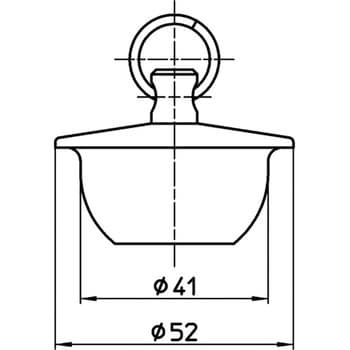 PH270F-41 バス用ゴム栓 1個 SANEI 【通販モノタロウ】