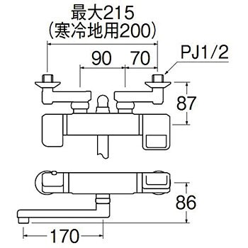 サーモシャワー混合栓