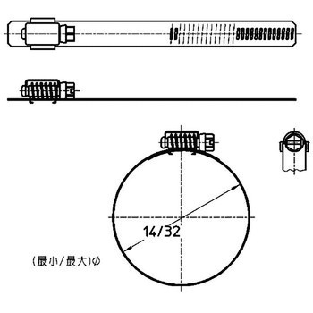 ステンレス自在バンド SANEI