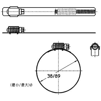 ステンレス自在バンド SANEI