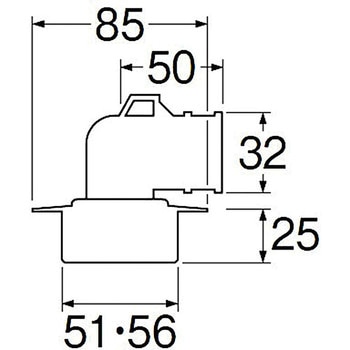 洗濯機排水口 SANEI