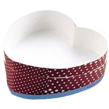 V-day 紙製ハートモールド パール金属