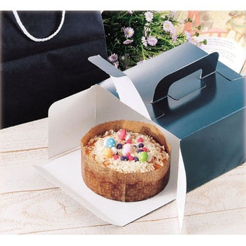 V-day デコケーキボックス16cm パール金属