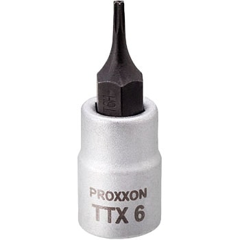 トルクスビットソケット(いじり止め穴付) 1/4 PROXXON(プロクソン)