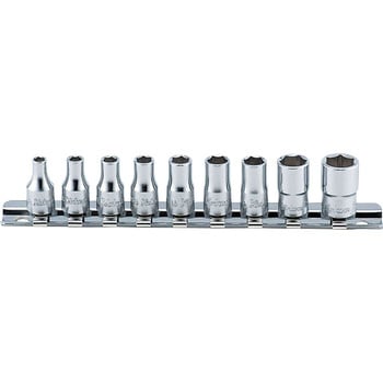 1/4"(6.35mm)SQ. 6角ソケット(英国規格(BA)ソケット)レールセット Ko-ken(コーケン/山下工業研究所)