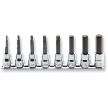 3/8"(9.5mm)SQ. ヘックスビットソケット(グリップリング付)レールセット Ko-ken コーケン(山下工業研究所)