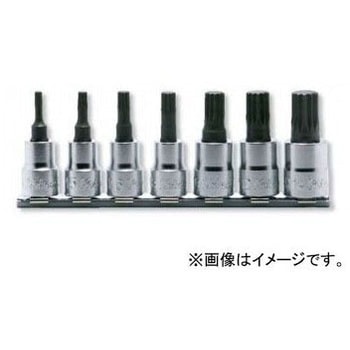 3/8"(9.5mm)SQ. 3重4角ビットソケット(XZN規格)レールセット - Ko-ken(コーケン/山下工業研究所)