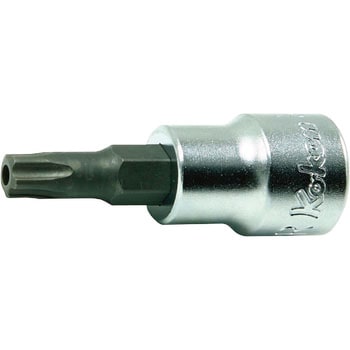 3/8"(9.5mm)SQ. イジリ止めペンタローブビットソケット Ko-ken コーケン(山下工業研究所)