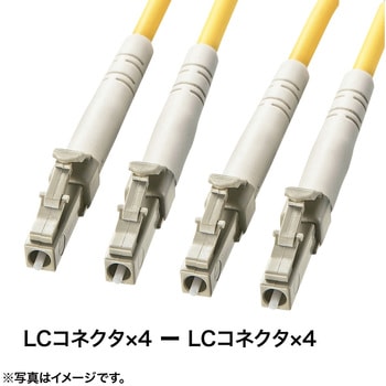 防水ロバスト光ファイバケーブル(LC-LCコネクタ) サンワサプライ