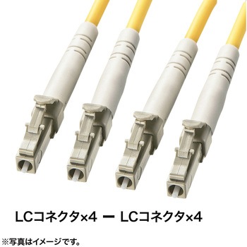 防水ロバスト光ファイバケーブル(LC-LCコネクタ) サンワサプライ