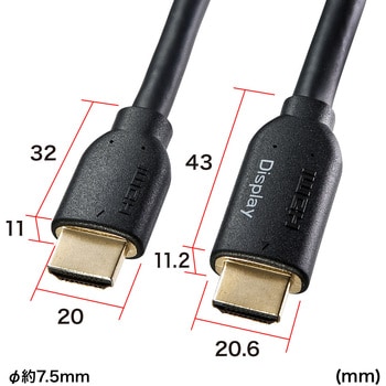 ハイスピードHDMIロングケーブル(アクティブ) サンワサプライ HDMI