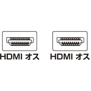 サンワサプライ フラットHDMIケーブル 10m ブラック KM-HD20-100FK-