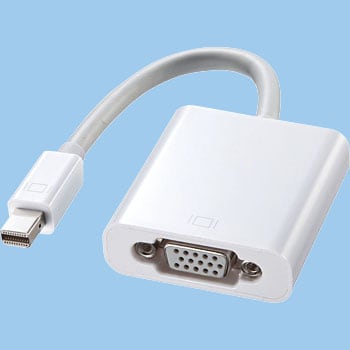 Mini DisplayPort-VGA変換アダプタ サンワサプライ DisplayPortアダプタ 【通販モノタロウ】 AD-MDPV01
