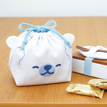 ぎゅっとランチきんちゃく シロクマ - 東洋ケース
