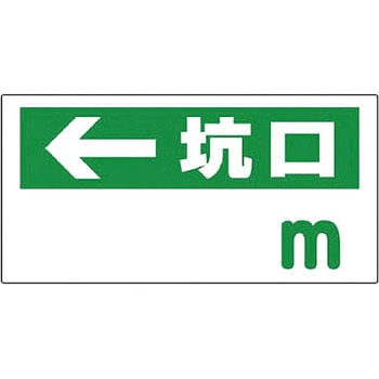 坑口距離表示板(普通印刷) ユニット