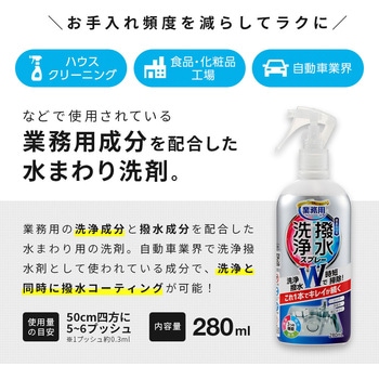洗浄と撥水コートスプレー アイメディア