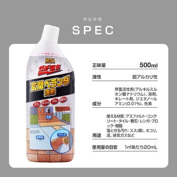 業務用ガチ落ち玄関ベランダ洗剤 アイメディア