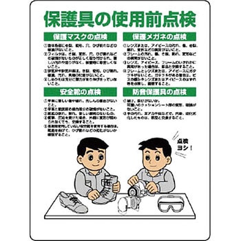 保護具関係標識 ユニット