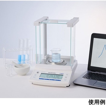 分析用電子天びん 音叉式 秤量80g 校正証明書付 HTG84Rシリーズ VIBRA(新光電子)