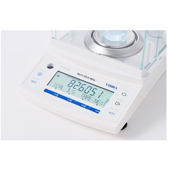 分析用電子天びん 音叉式 秤量80g 校正証明書付 HTG84Rシリーズ VIBRA(新光電子)