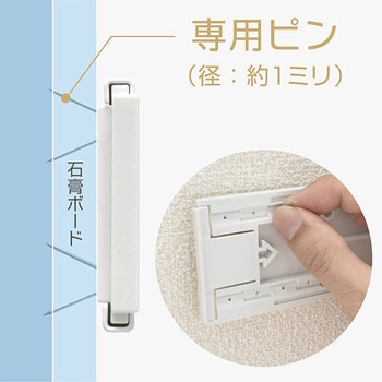 壁や天井に付けられるマグネット用プレート 白 MagX(マグエックス)