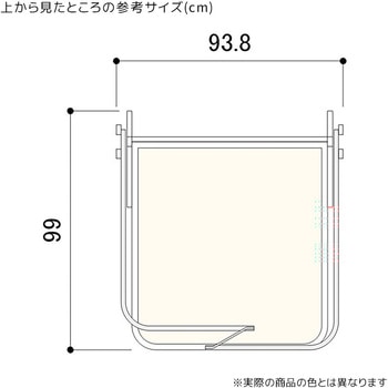 折りたたみ式フィッティングルーム 本体 ミラー高さ120cmタイプ ストア・エキスプレス