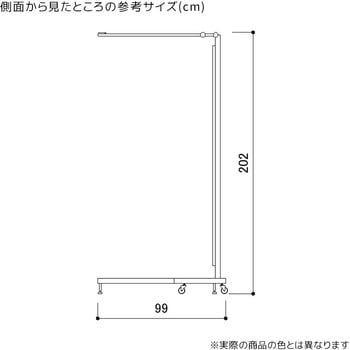 折りたたみ式フィッティングルーム 本体 ミラー高さ170cmタイプ ストア・エキスプレス