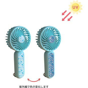ハンディフックファン シェイプス ペールブルー 東洋ケース