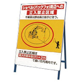 建設機械関係標識(立看板) ユニット