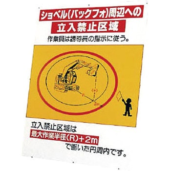 建設機械関係標識(立看板) ユニット