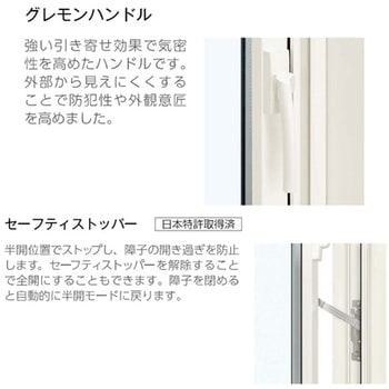 たてすべり出し窓 樹脂サッシ YKK AP