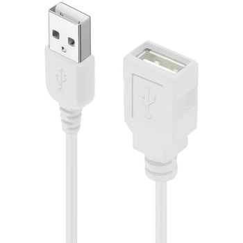 USB-A 充電専用延長ケーブル1.0m<ホワイト> FSC