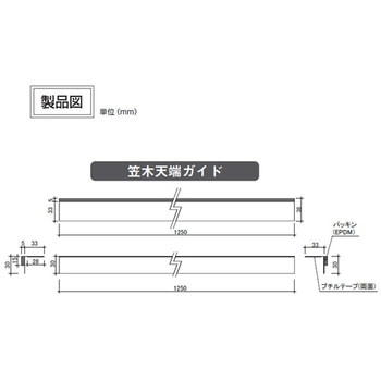 笠木天端ガイド 日本住環境