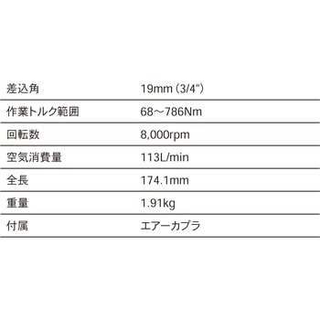 3/4ミニインパクトレンチ REX