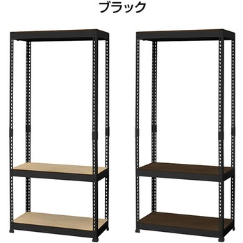 メタル&ウッドラック ハンガーラック 棚付き ドリームウェア