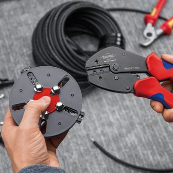 マルチクリンプマガジン式圧着工具 (本体のみ) KNIPEX(クニペックス)