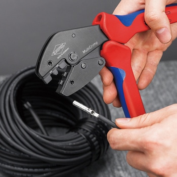 マルチクリンプマガジン式圧着工具 (本体のみ) KNIPEX(クニペックス)