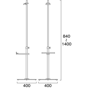 PAパネルスタンド15G-B 片面  B1パネルセット 常磐精工