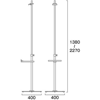 PAパネルスタンド23G-B 片面  A1パネルセット 常磐精工