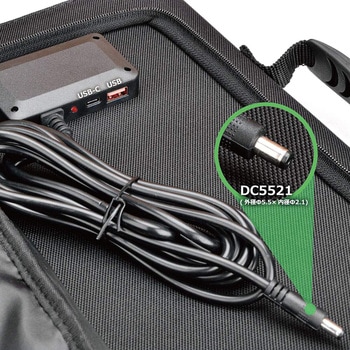 ソーラーパネル60W (DC5521/USB/USB-C出力) STATUSUNI(ステータスユニ)