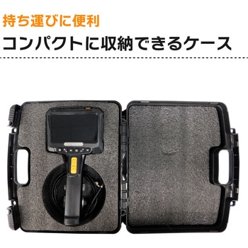 ファイバースコープカメラ(ファイバー長1m、2レンズ360度回転、1080P) ブロードウォッチ
